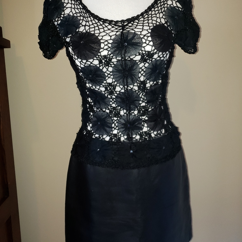 Sheer Crochet Knit Top